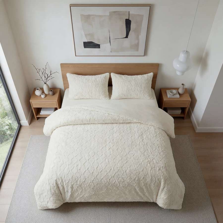 Faux Fur Syon Crème