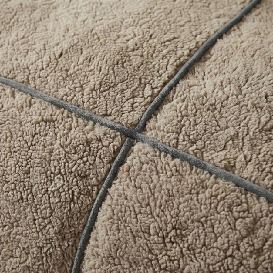 Teddy Trim Donker Taupe