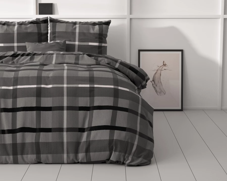 Vintage Check Antraciet
