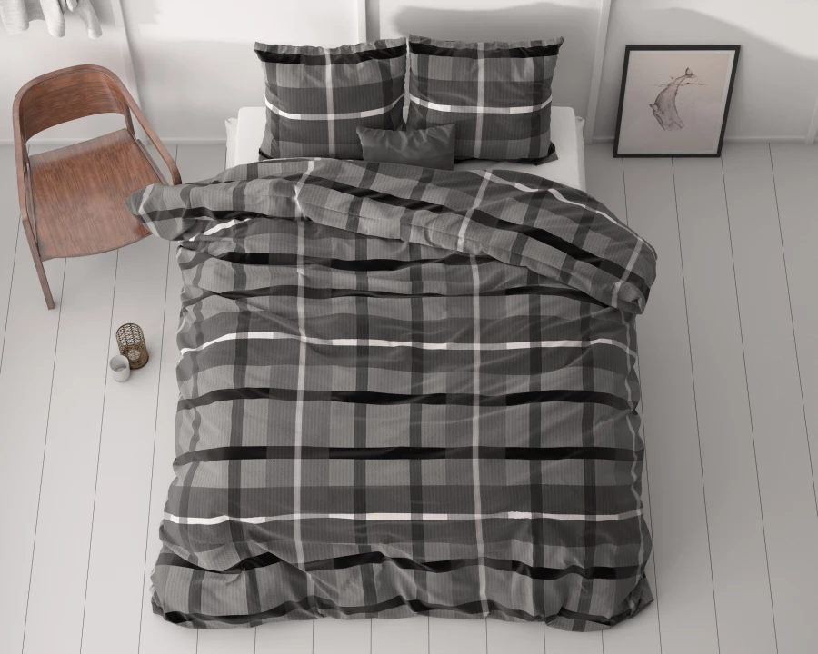 Vintage Check Antraciet