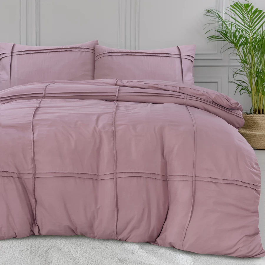 Washed Tufted Oud Roze
