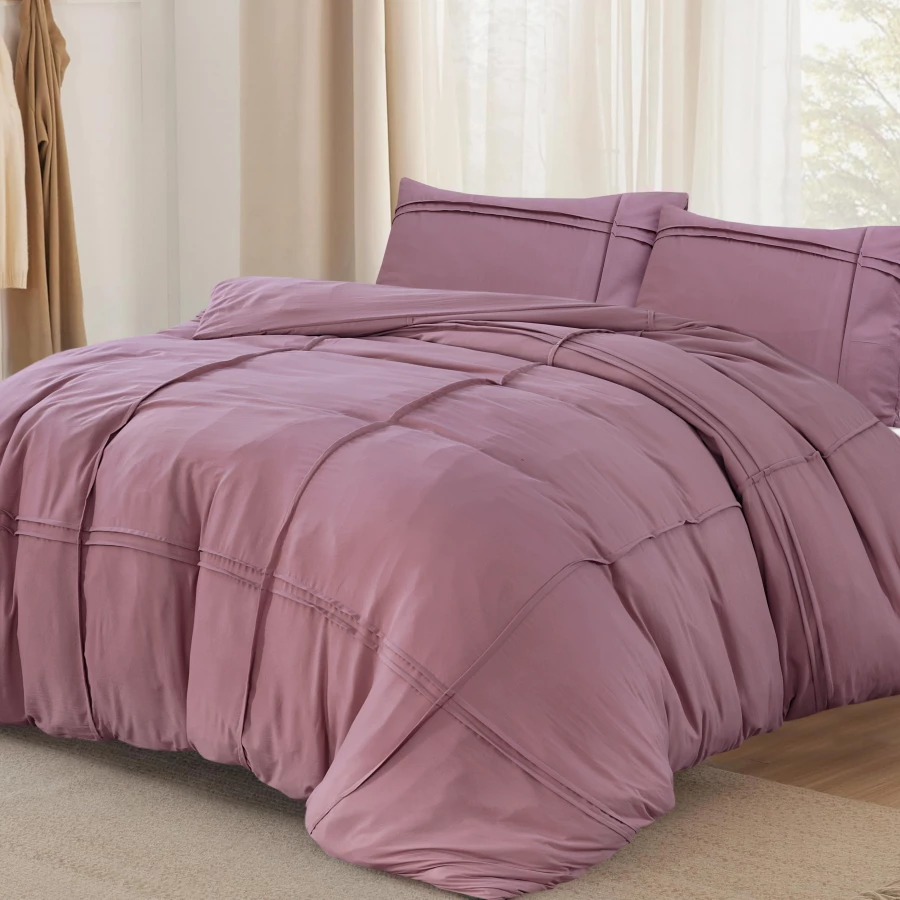Washed Tufted Oud Roze
