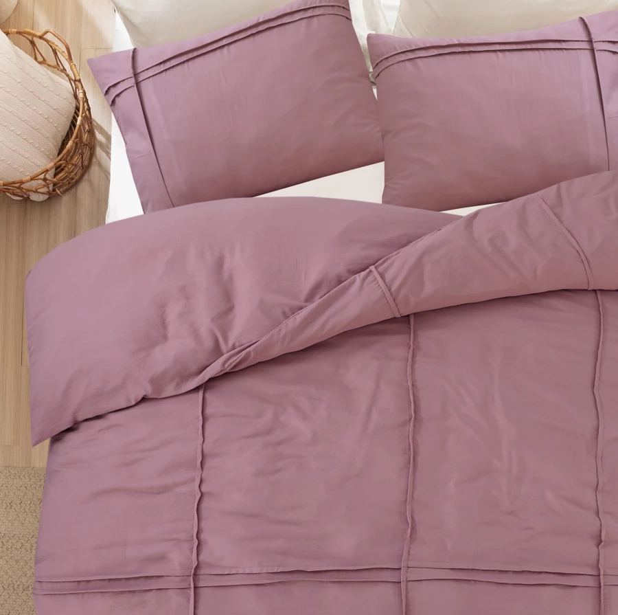 Washed Tufted Oud Roze