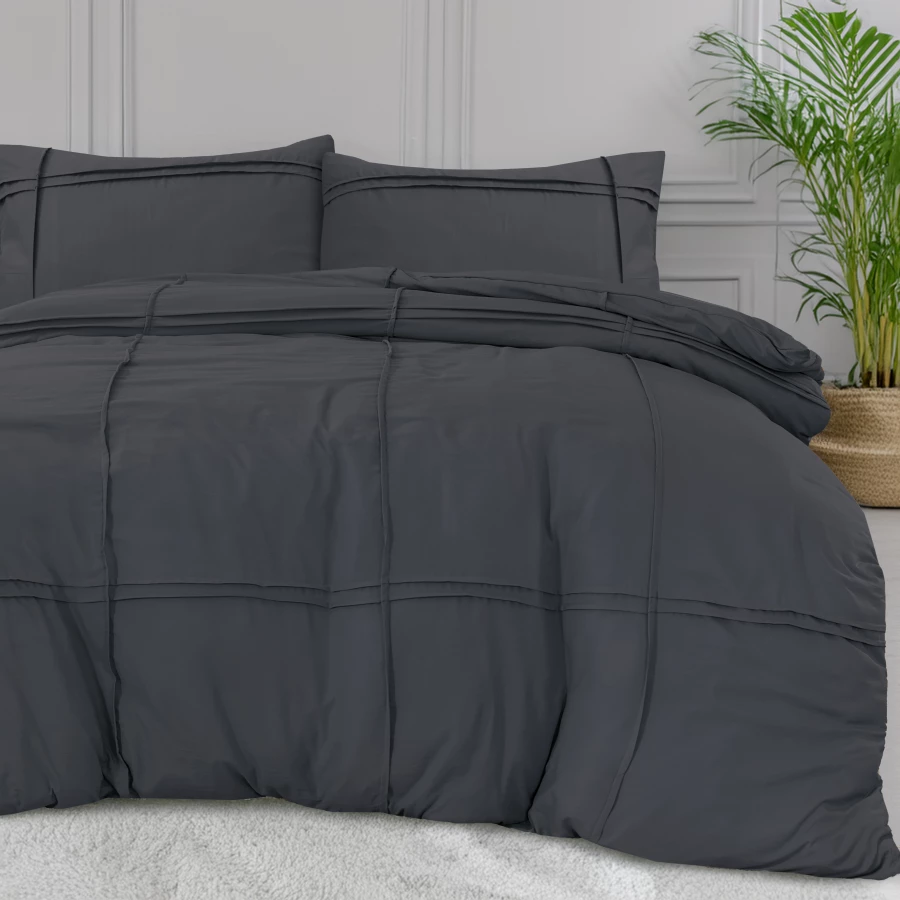 Washed Tufted Antraciet