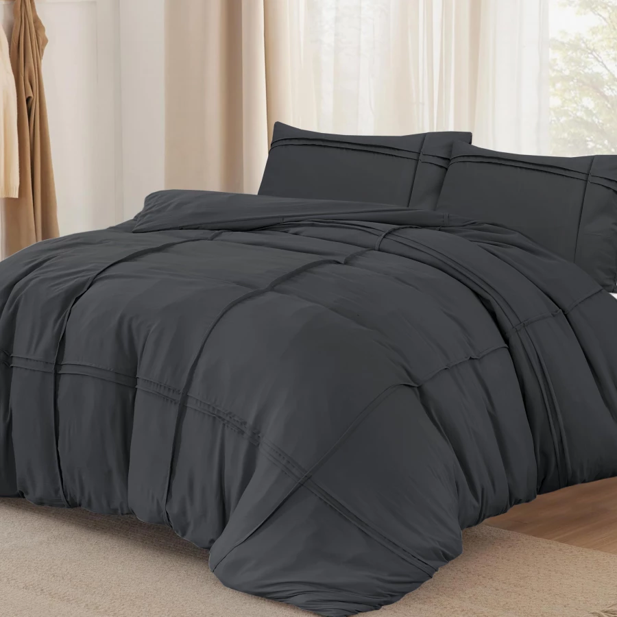 Washed Tufted Antraciet