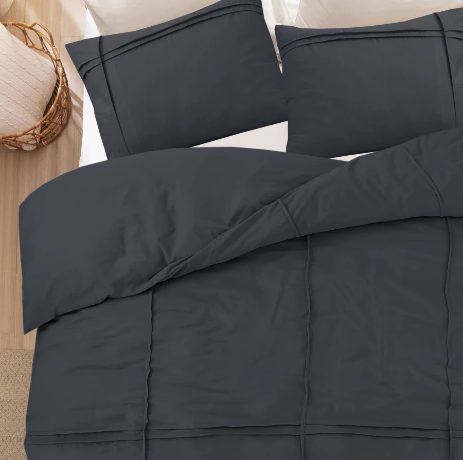 Washed Tufted Antraciet