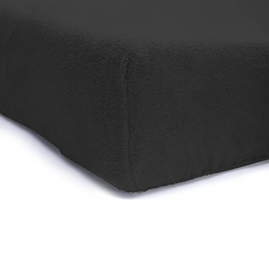 Teddy hoeslaken Antraciet