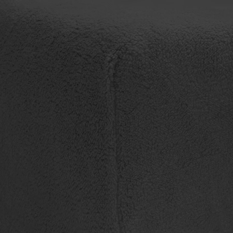 Teddy hoeslaken Antraciet
