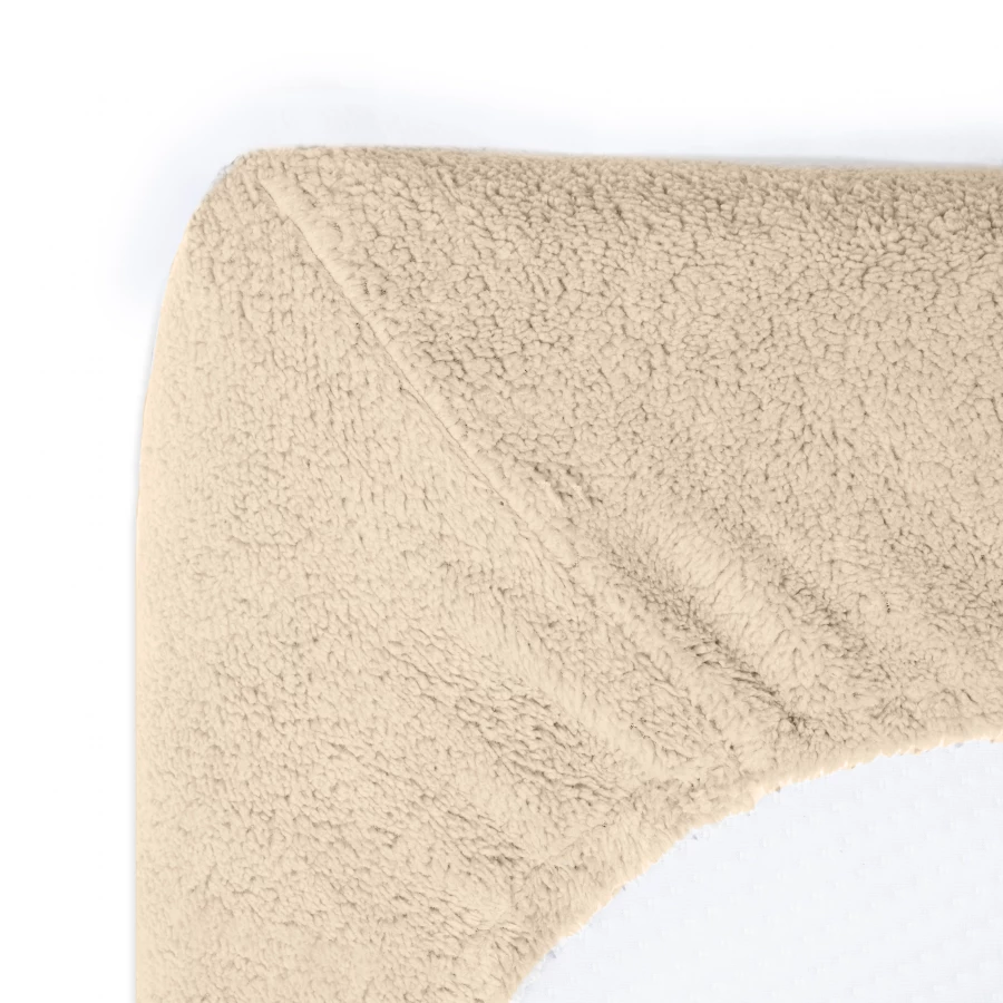 Teddy hoeslaken Taupe