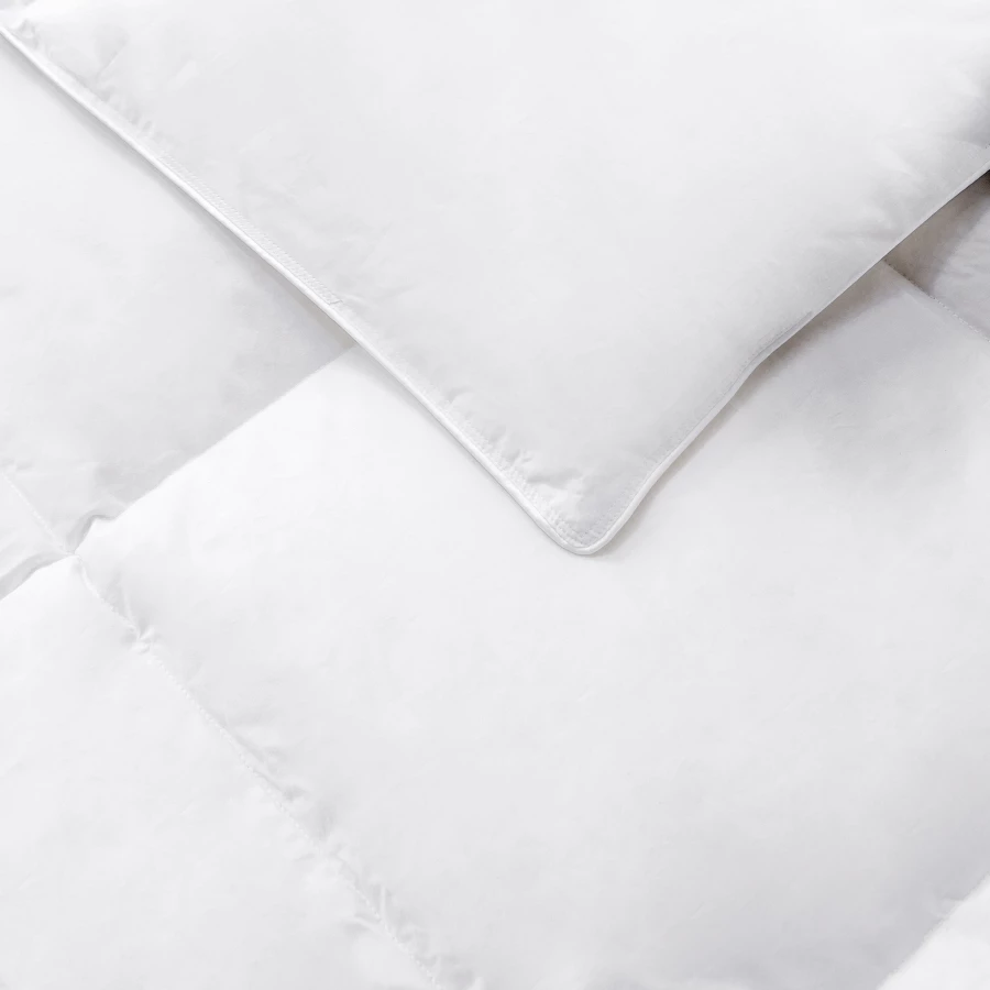 90% Eendenveren Dekbed Wit 4-Seizoenen