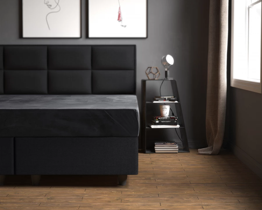 Velvet Hoeslaken Antraciet