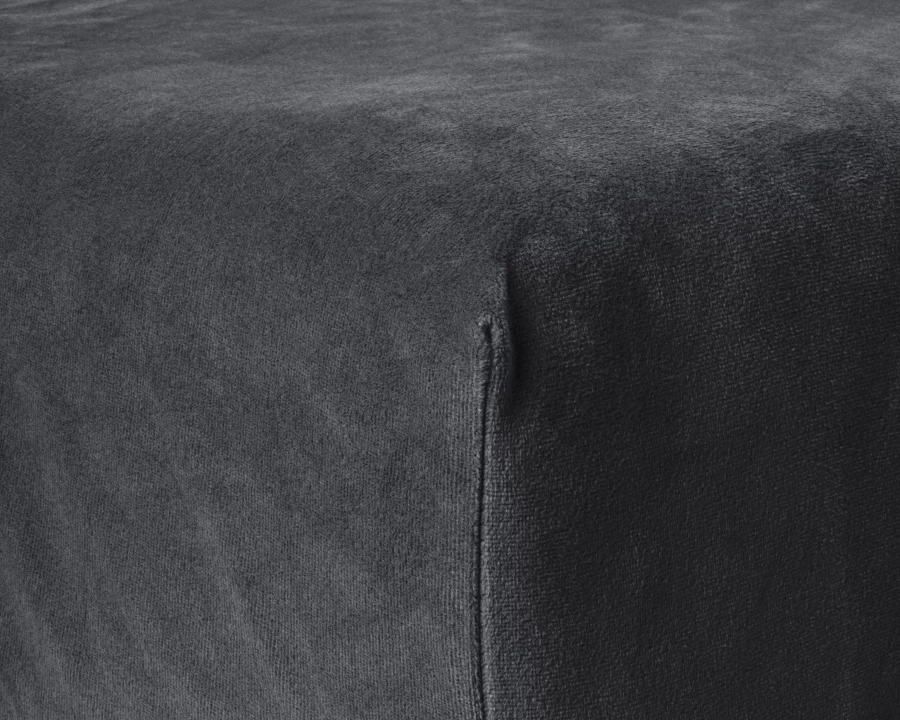 Velvet Hoeslaken Antraciet