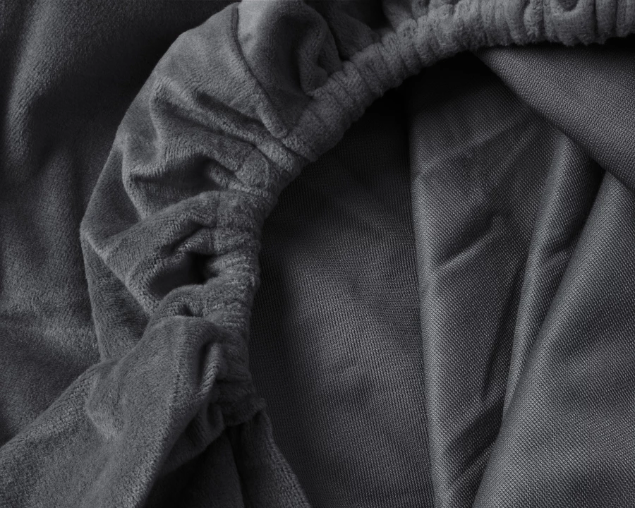 Velvet Hoeslaken Antraciet