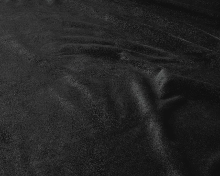 Velvet Hoeslaken Zwart