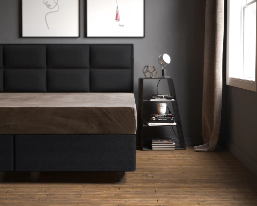 Velvet Hoeslaken Taupe