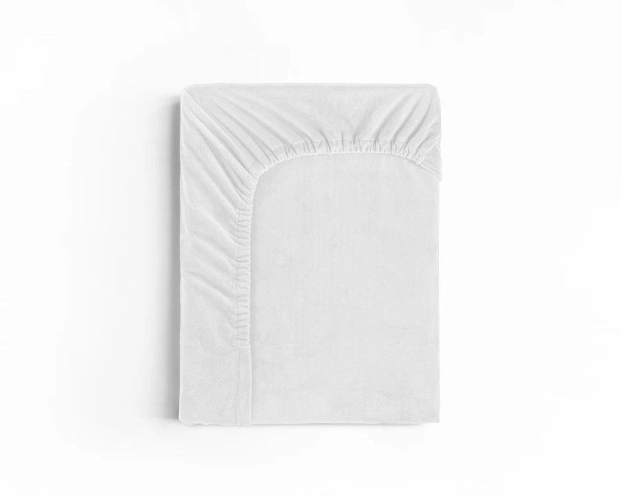 Velvet Hoeslaken Wit