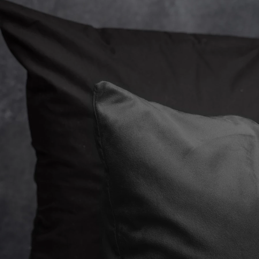 Velvet Uni Dekbedovertrek Antraciet
