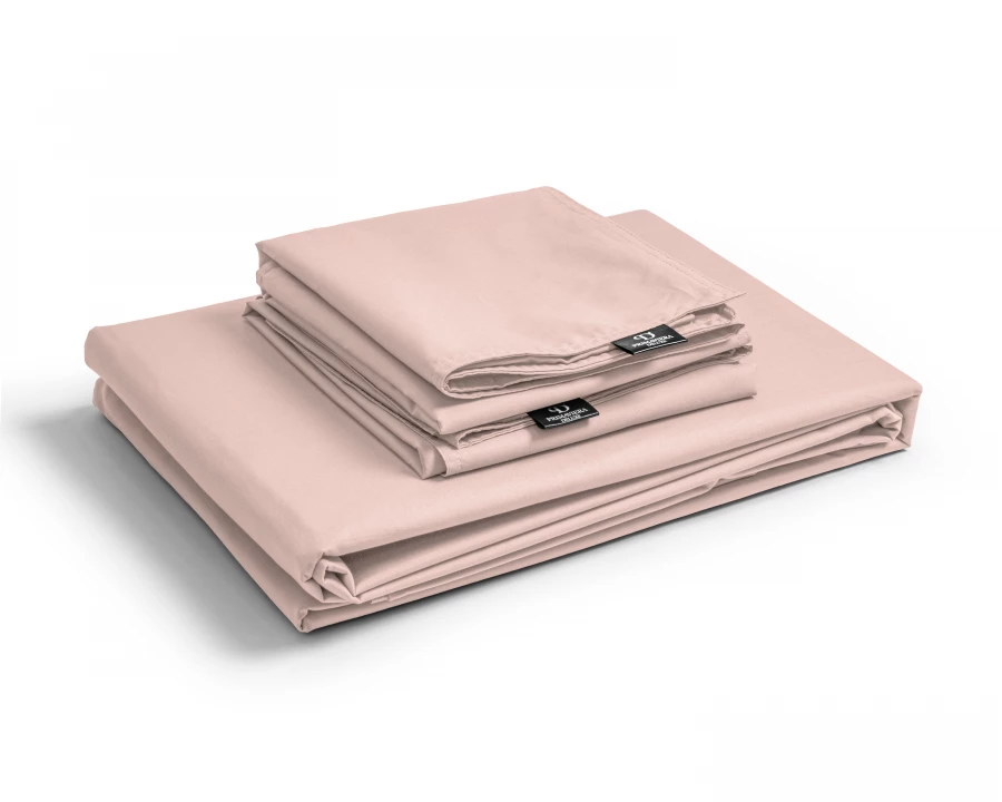 Egyptisch katoen uni Roze