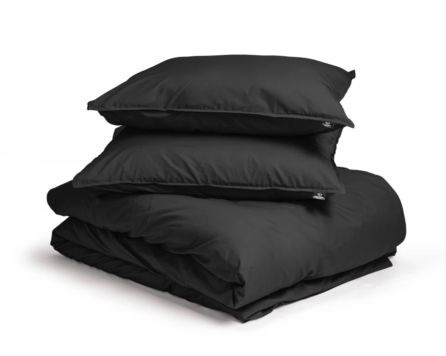 Egyptisch katoen uni Zwart