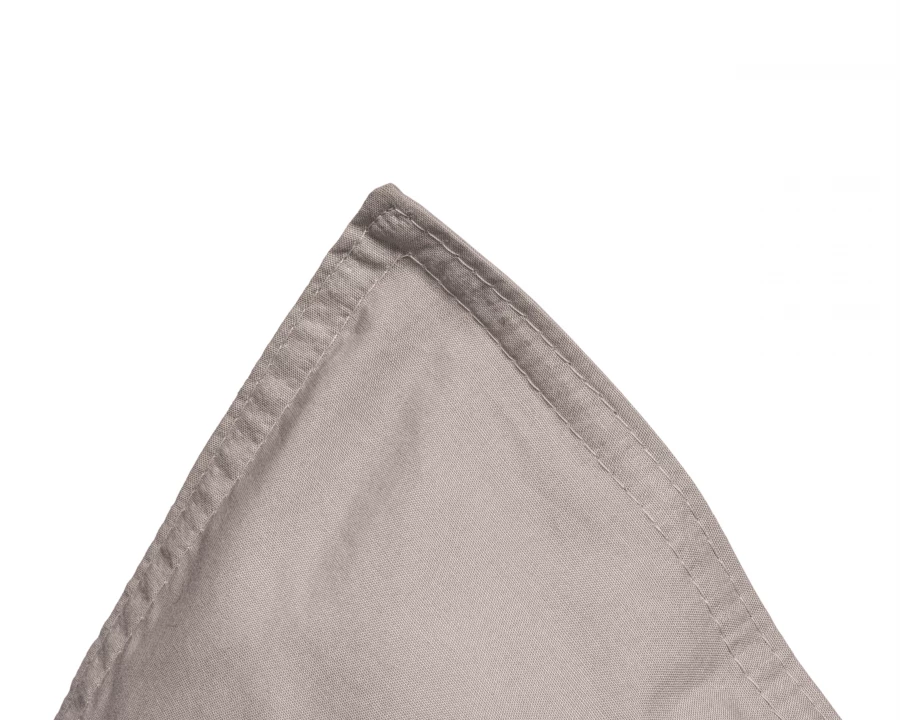 Egyptisch Katoen Uni Taupe