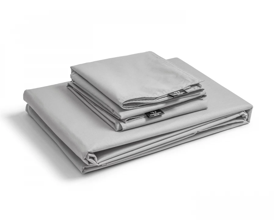 Egyptisch katoen uni Grijs