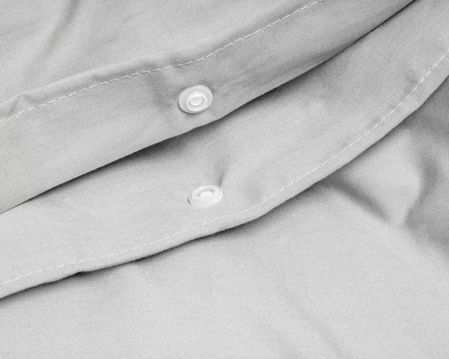 Egyptisch katoen uni Grijs