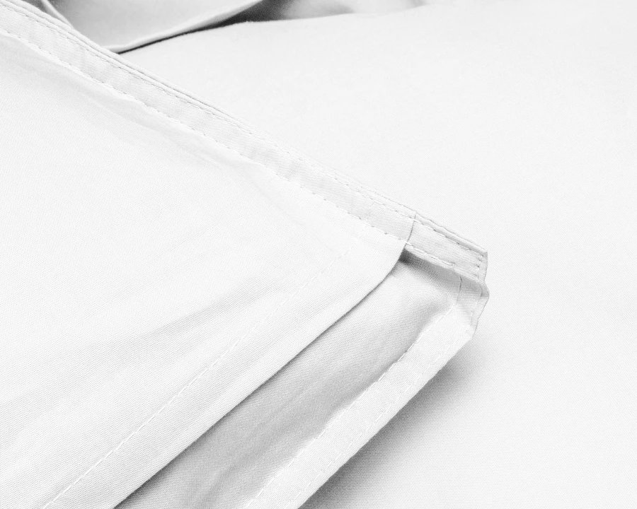 Egyptisch katoen uni Wit