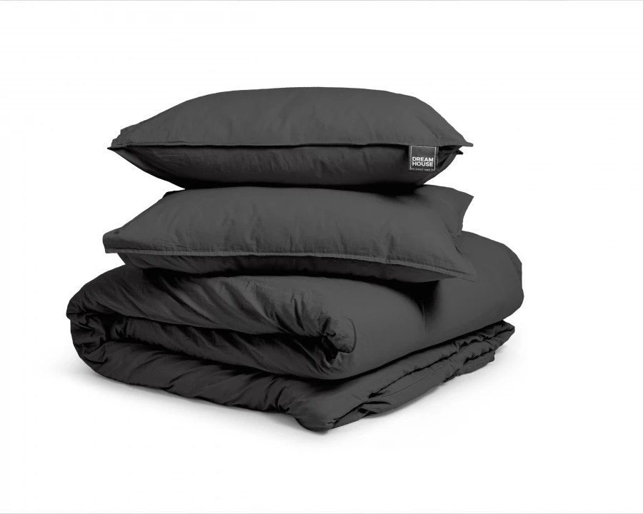 Stone washed Antraciet