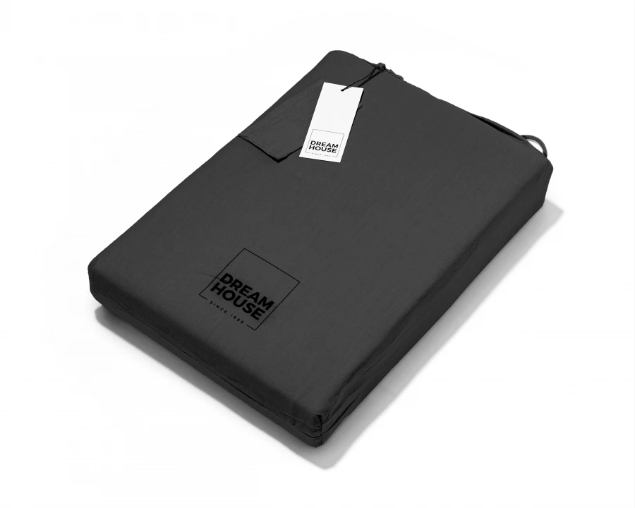 Stone washed Antraciet