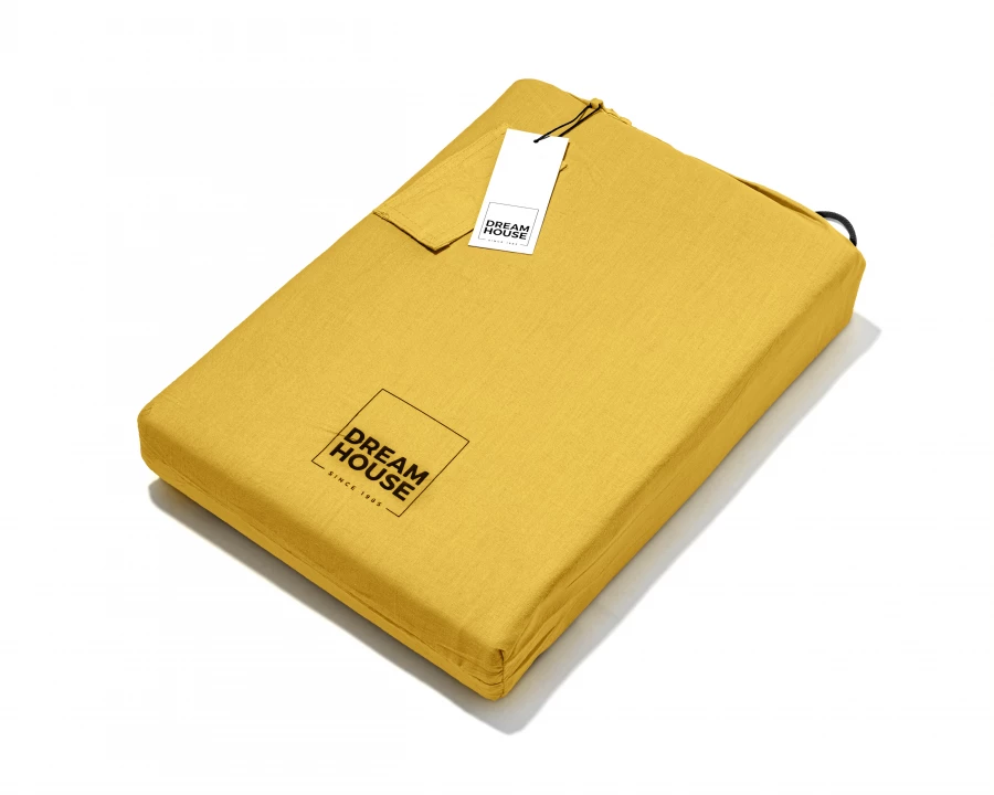 Stone washed Mustard