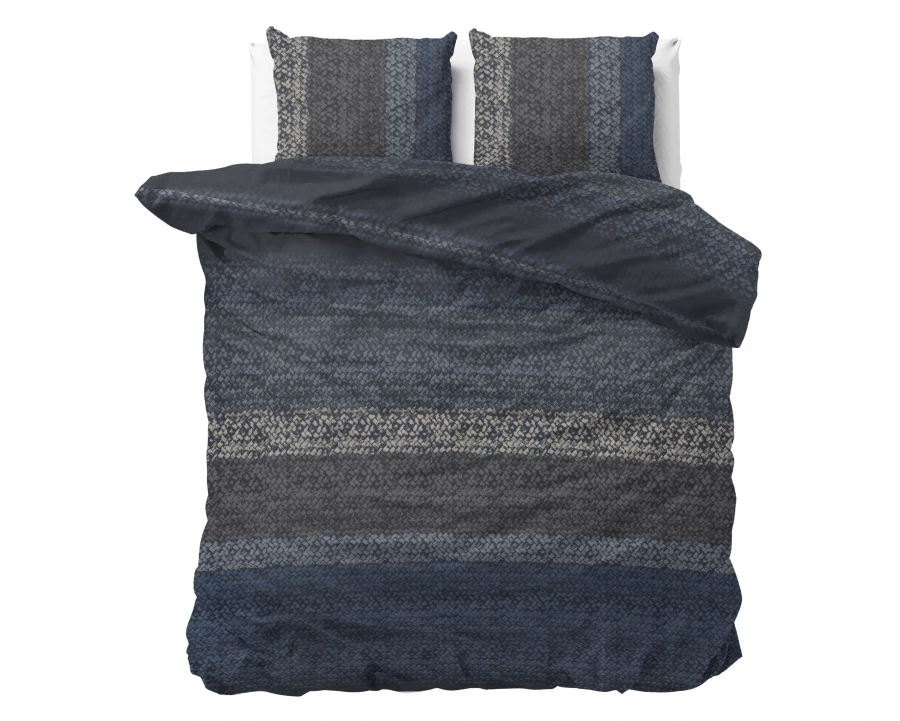 DH Flanel Gradient Knits Blauw