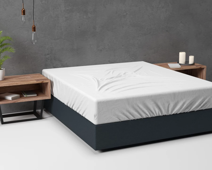 Flanel Basic Hoeslaken Wit