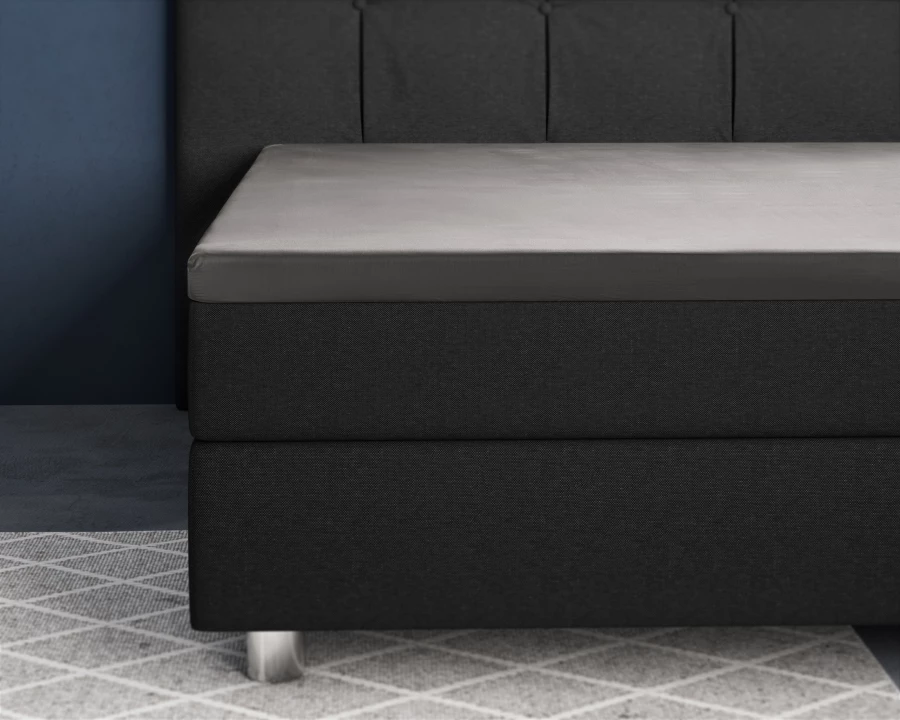 Topper Satijn Hoeslaken Grijs