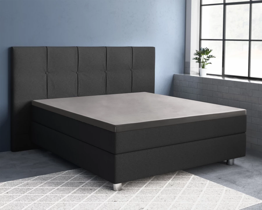 Topper Satijn Hoeslaken Grijs