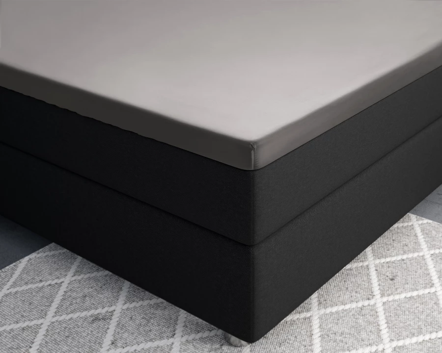 Topper Satijn Hoeslaken Grijs