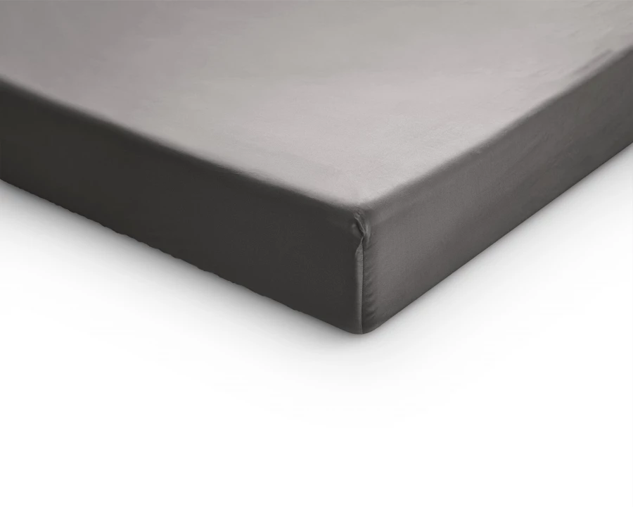 Topper Satijn Hoeslaken Grijs