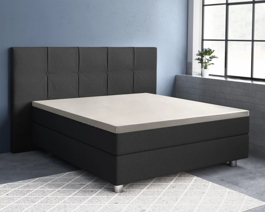 Topper Satijn Hoeslaken Creme