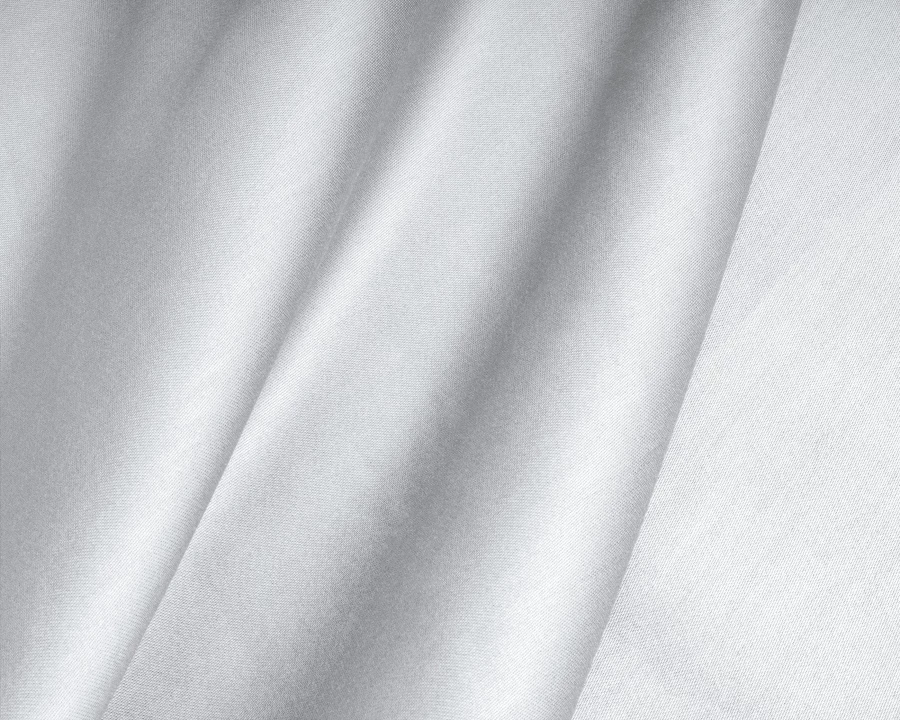 Splittopper Satijn Hoeslaken Wit