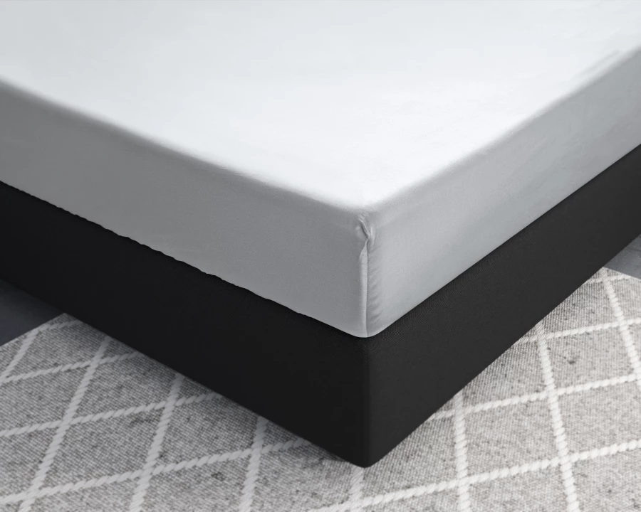 Satijnen Hoeslaken Wit