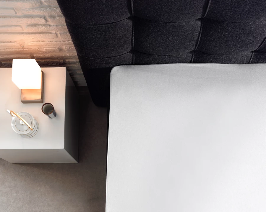 Splittopper Katoen Hoeslaken Wit