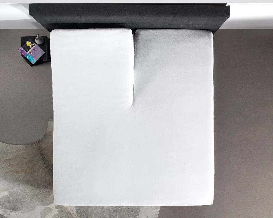 Splittopper Katoen Hoeslaken Wit