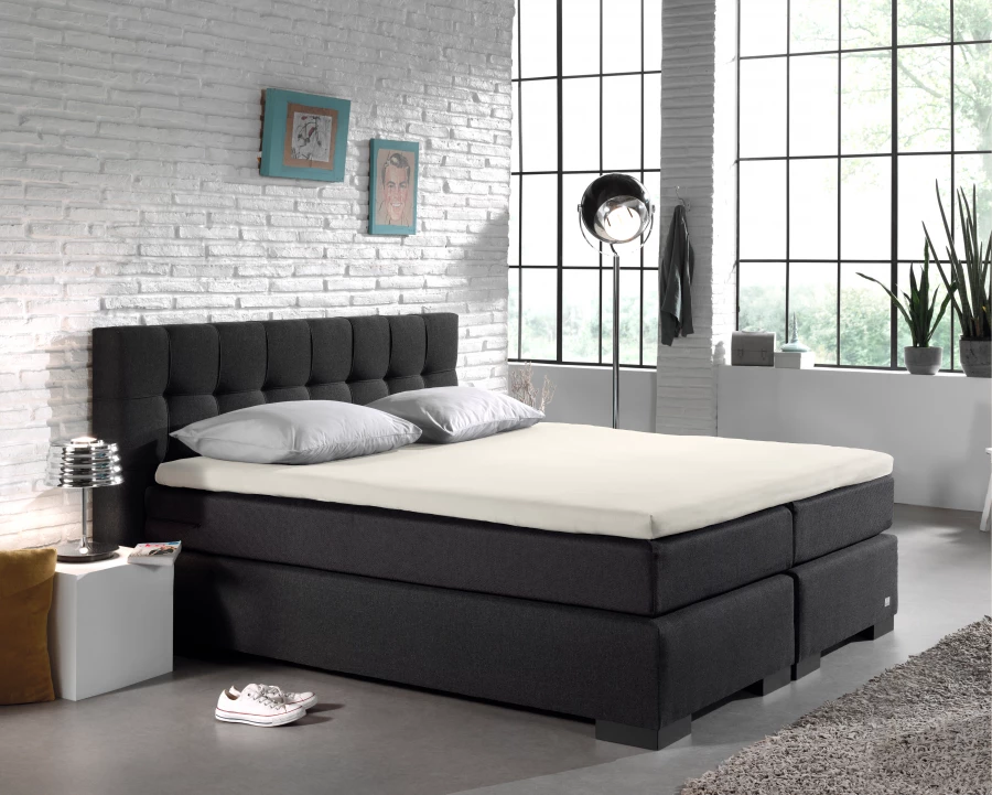 Splittopper Katoen Hoeslaken Creme