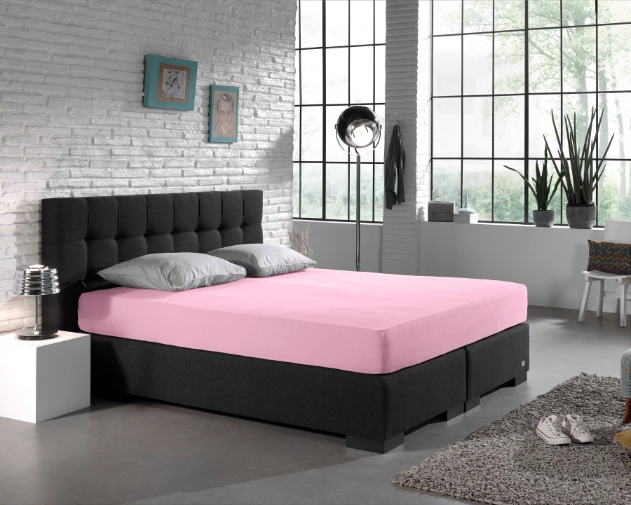 Dubbel Jersey 220 gr. Hoeslaken Roze