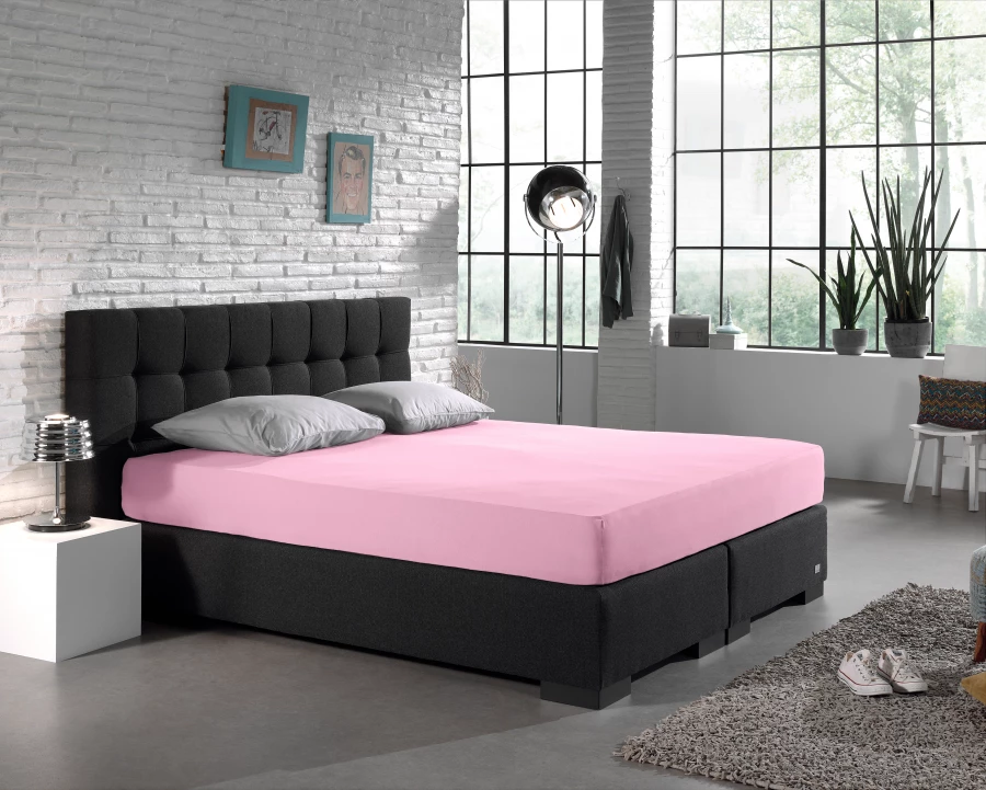 Dubbel Jersey 220 gr. Hoeslaken Roze