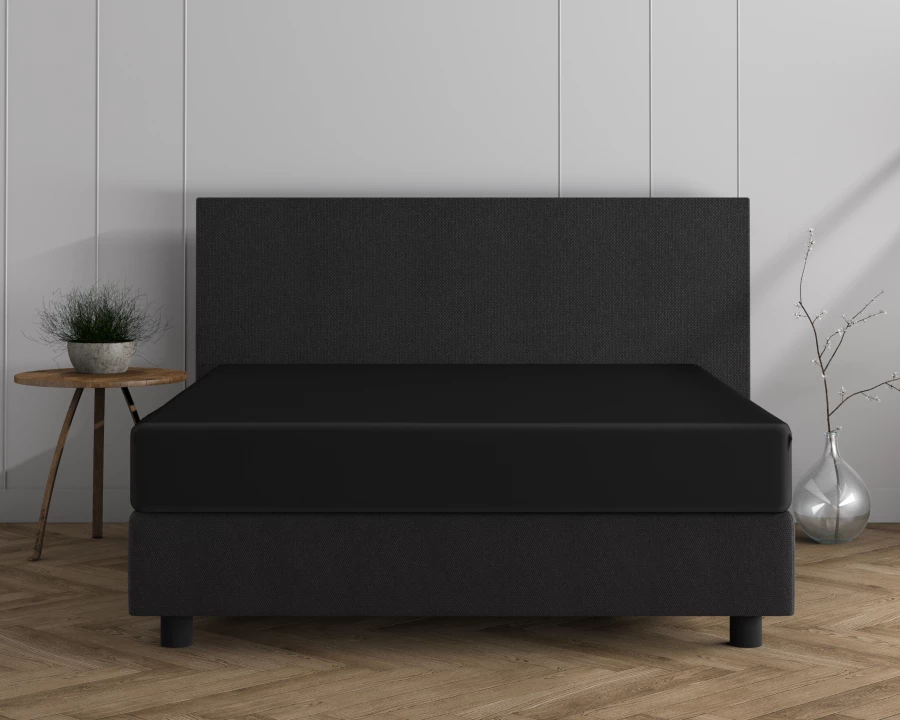 Dubbel Jersey 220 gr. Hoeslaken Zwart