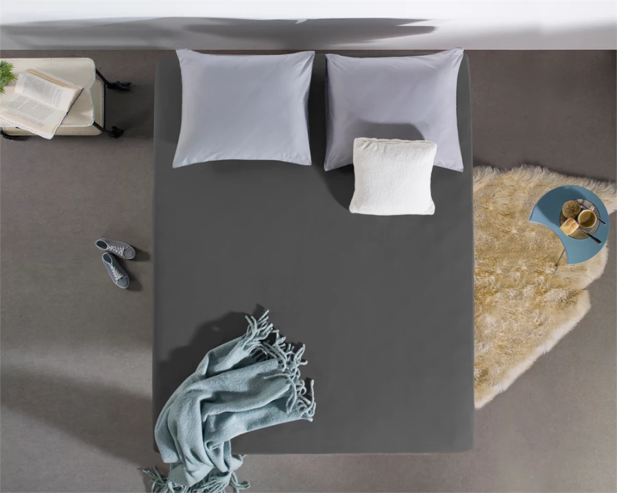 Dubbel Jersey 220 gr. Hoeslaken Antraciet