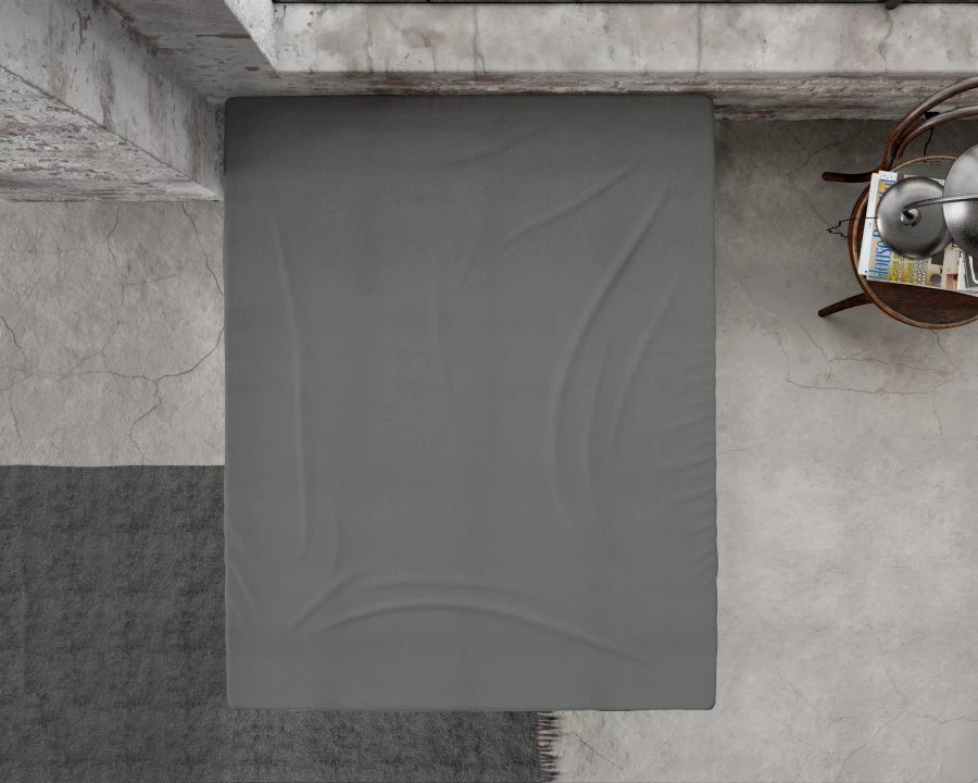 Flanel Premium Hoeslaken Antraciet