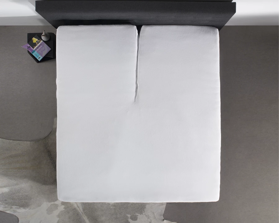 Waterdichte molton matrasbeschermer/Incontinentie Splittopper Hoeslaken