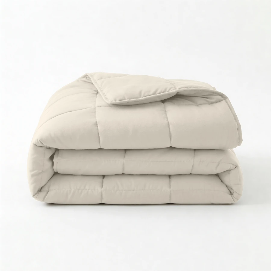 Lazy Dekbed Percale Beige