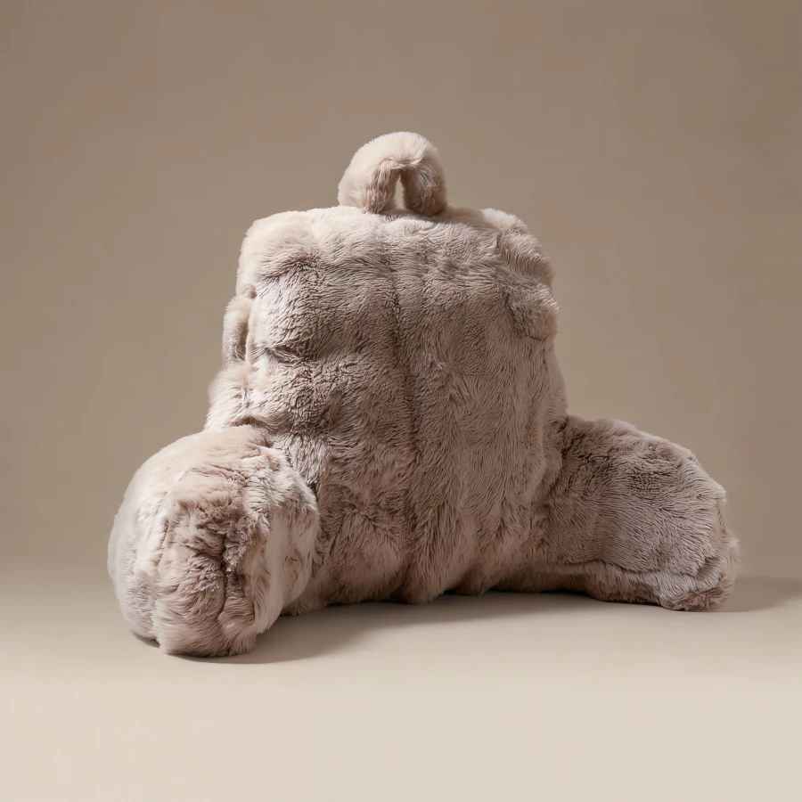 Bedrest Pompom Taupe 34 x 50